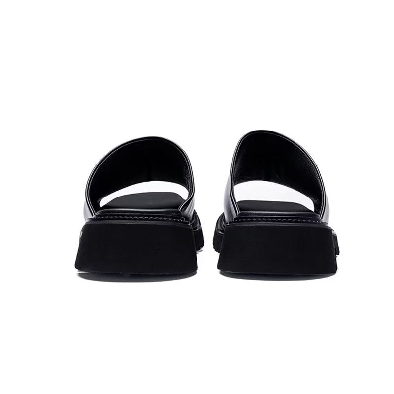 Herren-freizeitschuhe Elegante Slip-ons - Schwarz