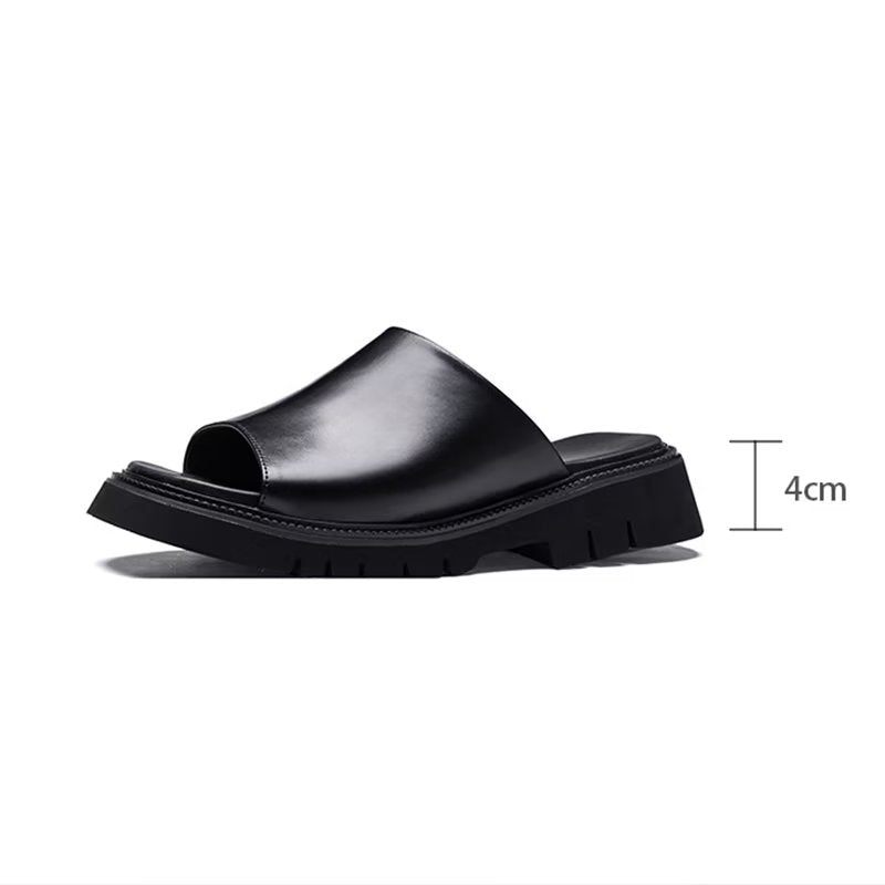 Herren-freizeitschuhe Elegante Slip-ons - Schwarz