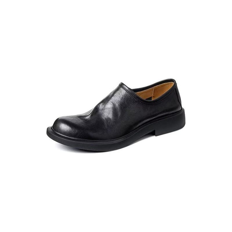 Herren-freizeitschuhe Elegante Slip-ons Mit Runder Zehenpartie