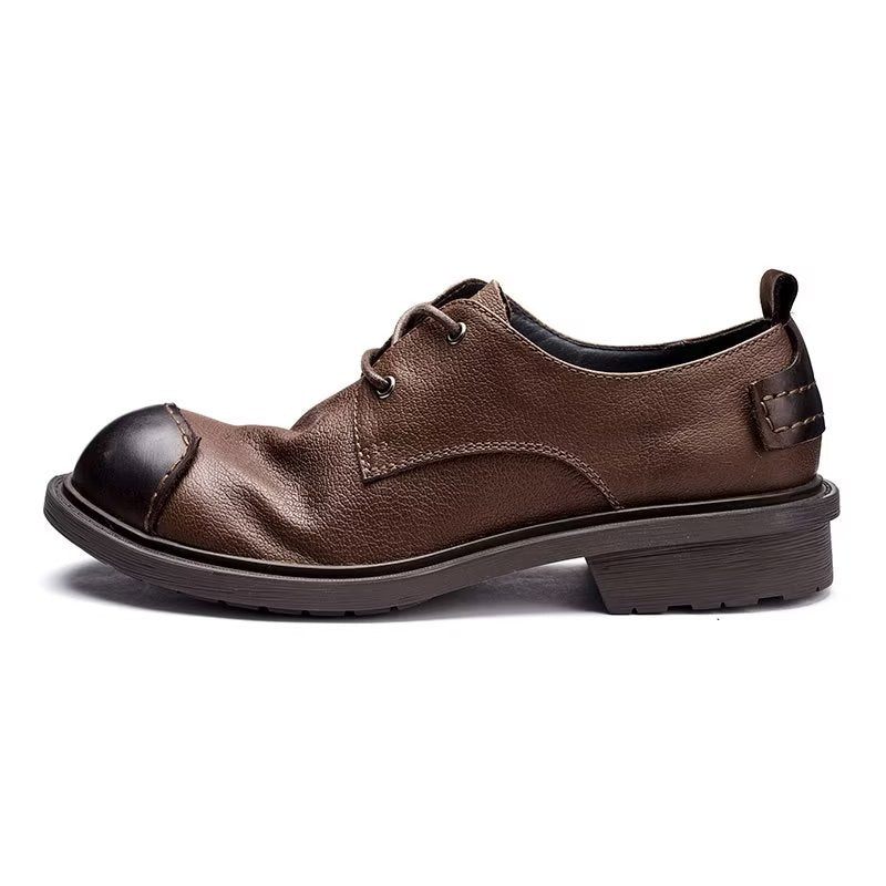 Herren-freizeitschuhe Leder Anspruchsvolle Freizeitschuhe - Kaffee