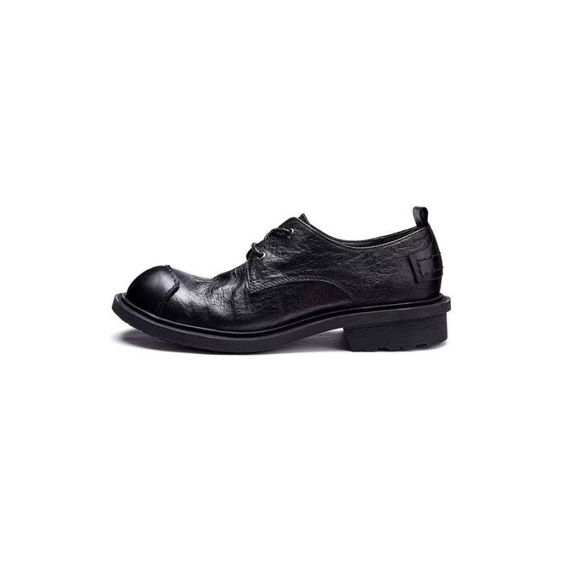 Herren-freizeitschuhe Leder Anspruchsvolle Freizeitschuhe - Schwarz