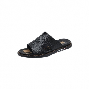 Herren Freizeitschuhe Luxecroco Summer Schick Slip On Slides