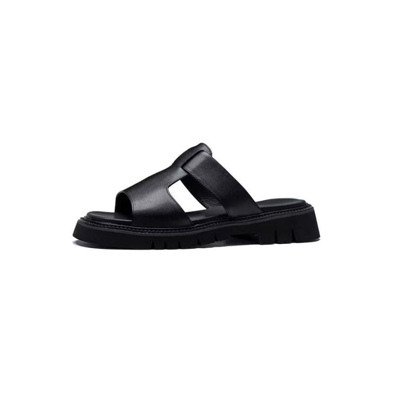 Herren-freizeitschuhe Luxuriöse Business-sandalen Aus Leder