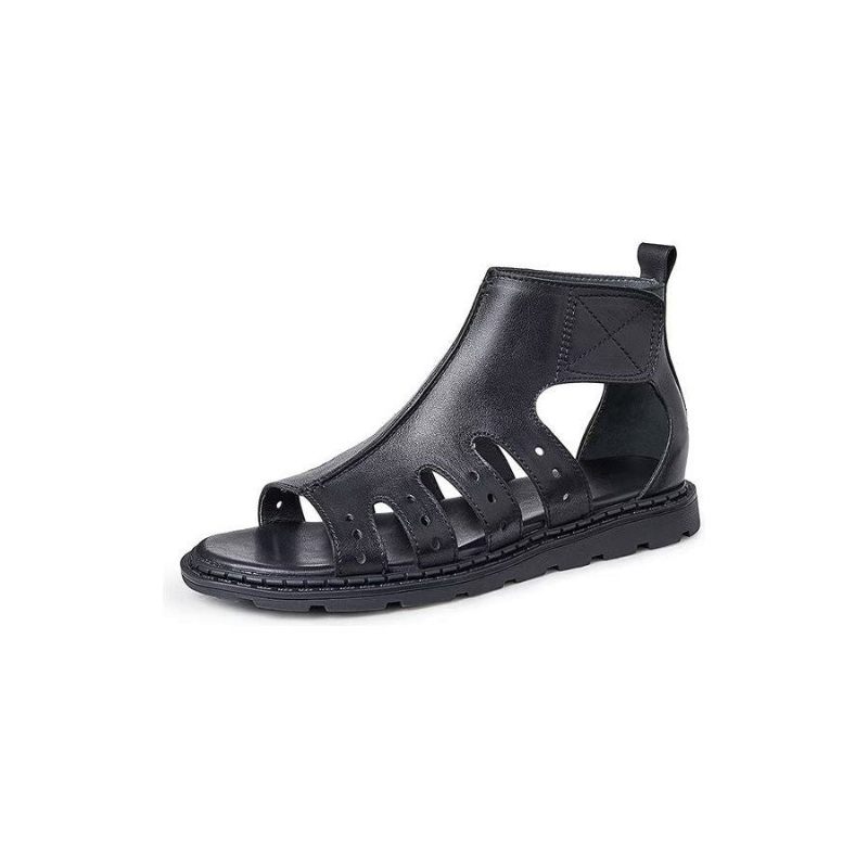 Herren-freizeitschuhe Luxuriöse Peep-toe-riemensandalen