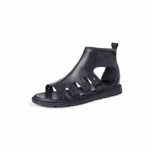 Herren-freizeitschuhe Luxuriöse Peep-toe-riemensandalen