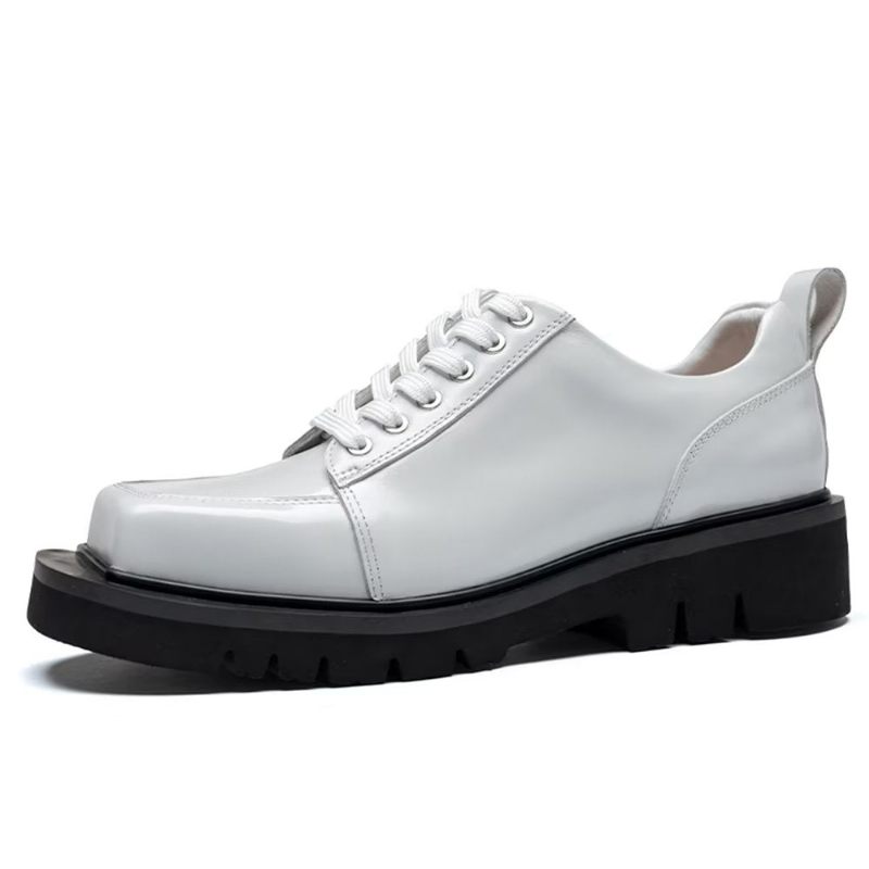 Herren-freizeitschuhe Luxuriöses Leder Modische Freizeitschuhe - Weiß