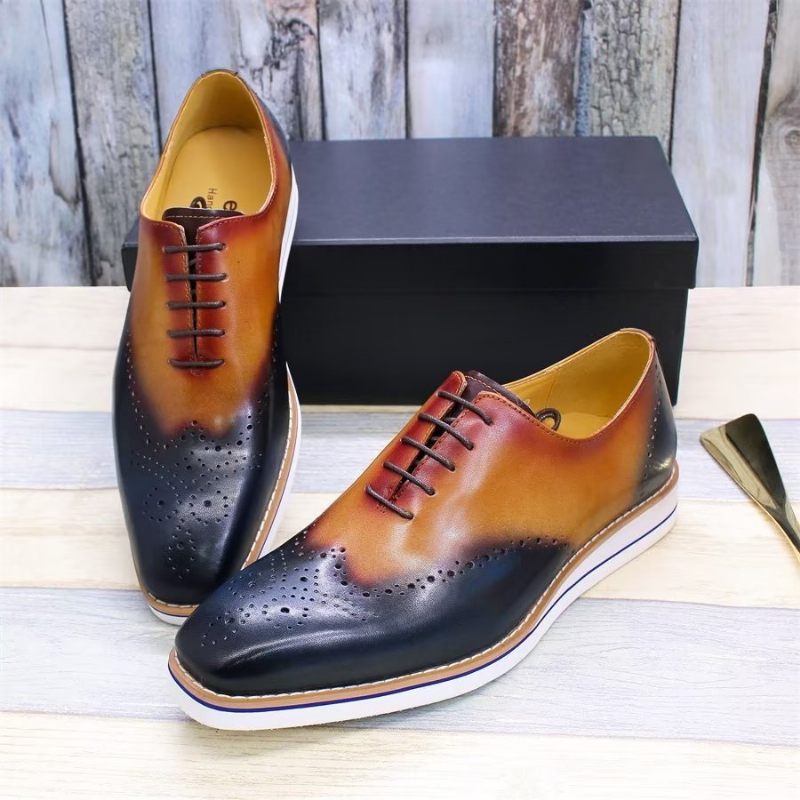 Herren Freizeitschuhe Modische Handbemalte - Orange