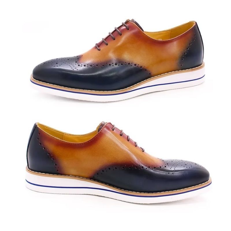 Herren Freizeitschuhe Modische Handbemalte - Orange