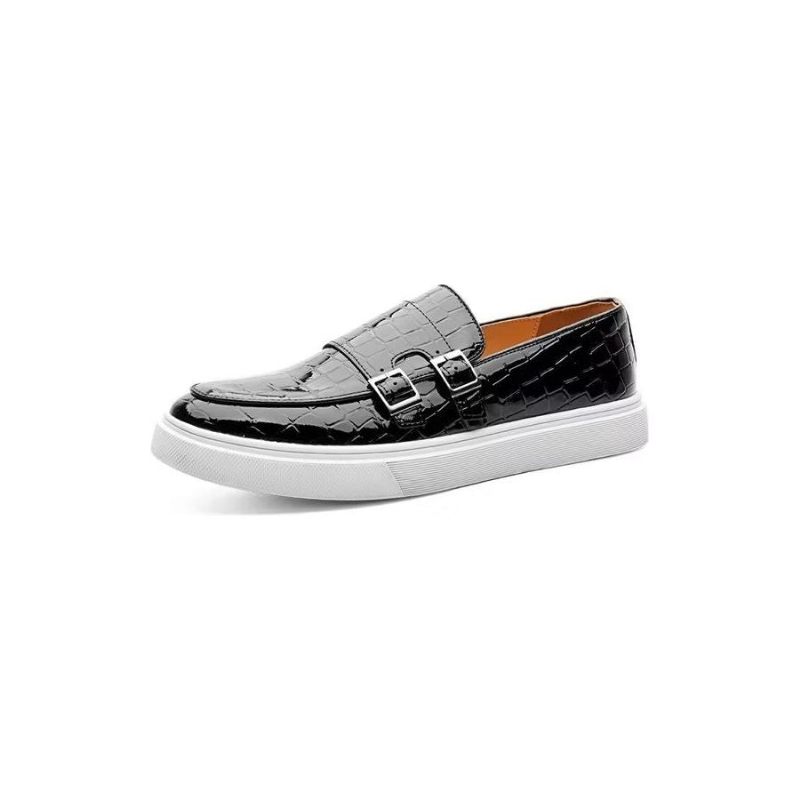 Herren-freizeitschuhe Modische Slip-on-plateauschuhe