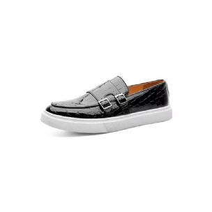 Herren-freizeitschuhe Modische Slip-on-plateauschuhe