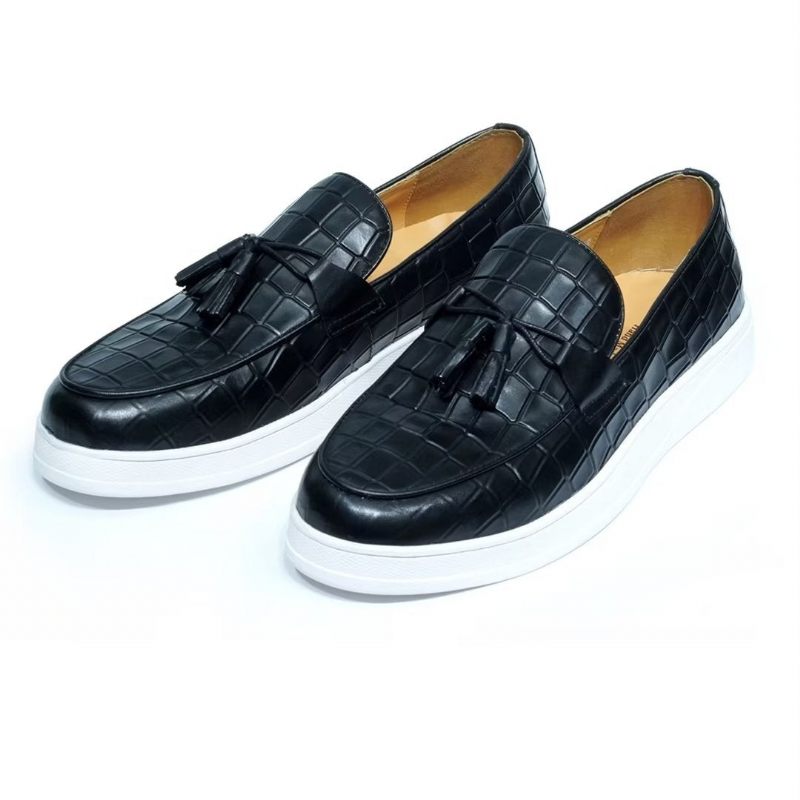 Herren-freizeitschuhe Modische Slip-ons - Schwarz