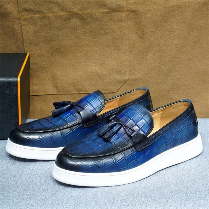 Herren-freizeitschuhe Modische Slip-ons - Blau