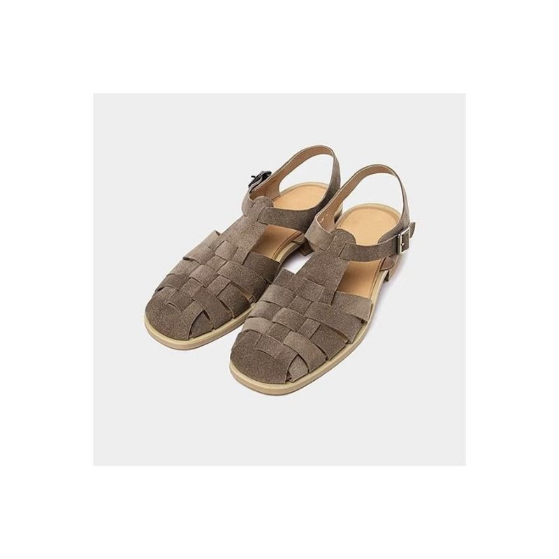 Herren-freizeitschuhe Römische Peep-toe-sandalen - Grau