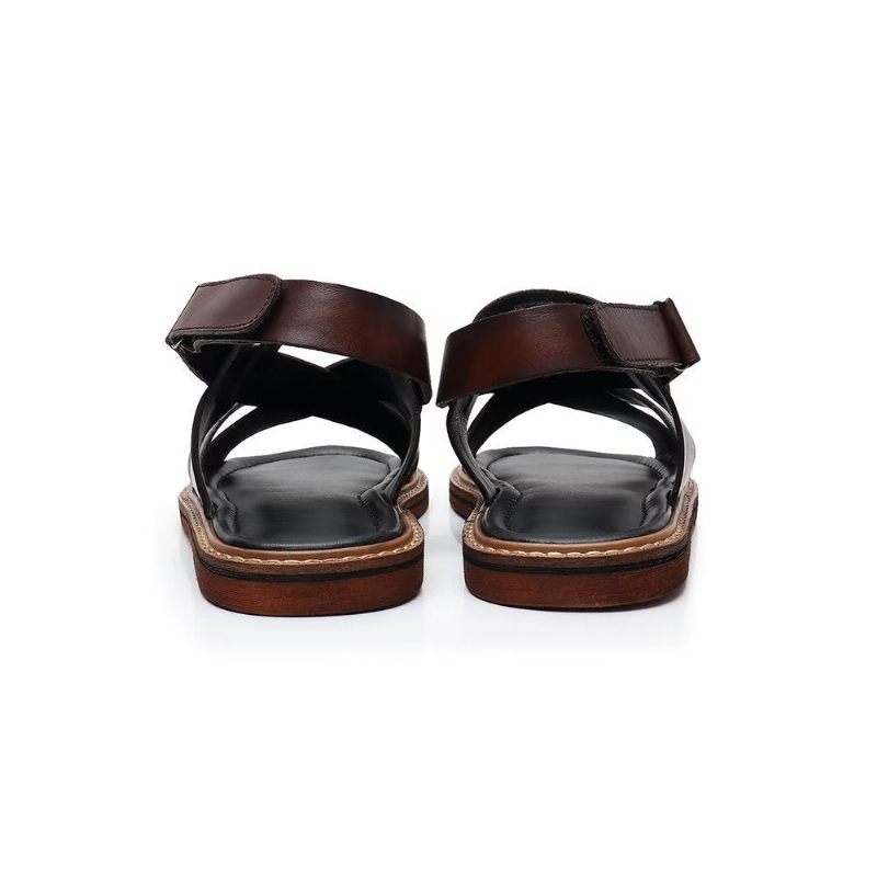 Herren-freizeitschuhe Römische Peep-toe-sandalen - Kaffee