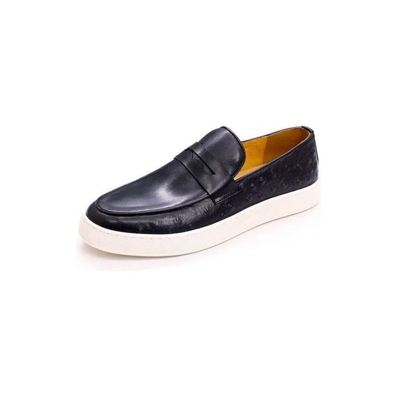 Herren-freizeitschuhe Schicke Slip-on-schuhe Aus Exotischem Leder