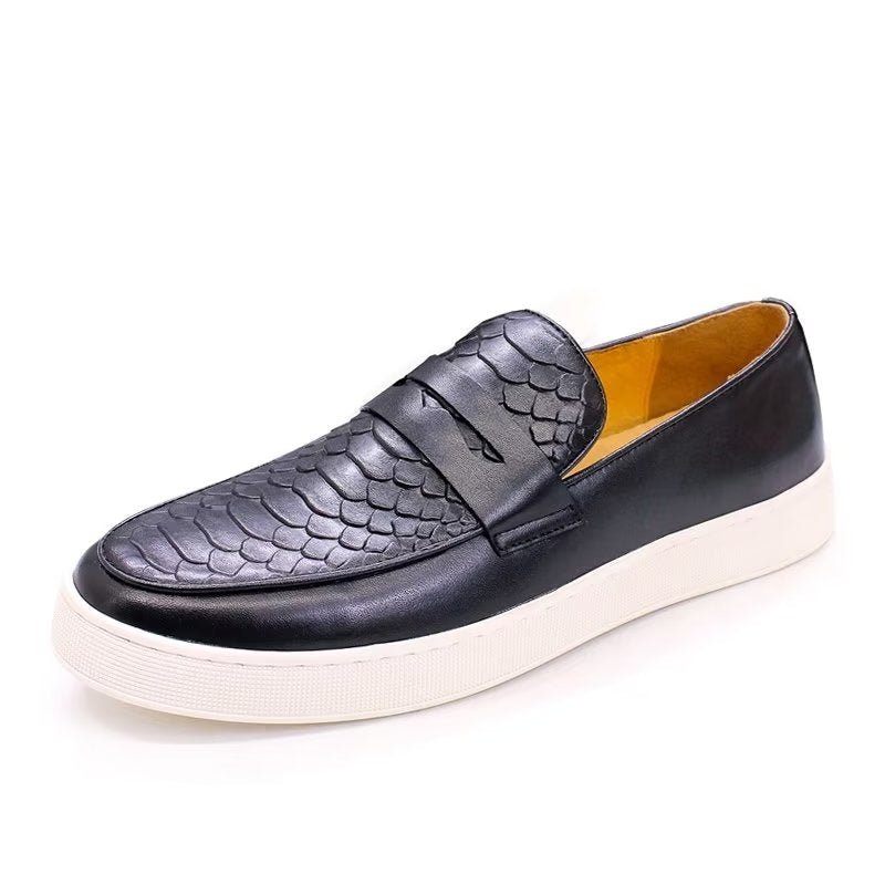 Herren-freizeitschuhe Slip-on-freizeitschuhe - Schwarz