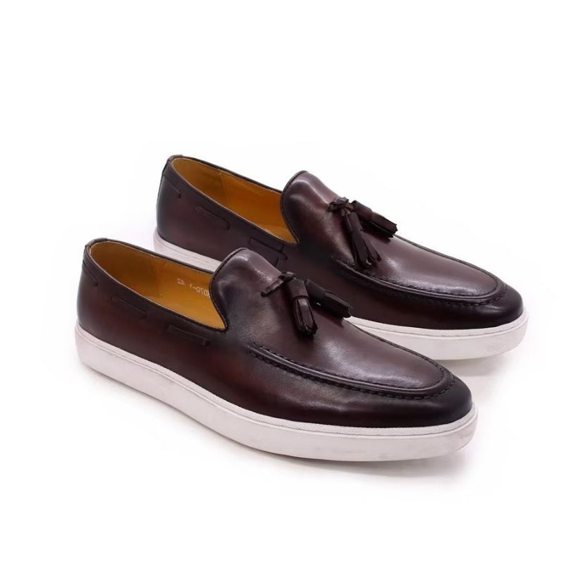 Herren Freizeitschuhe Slip-ons - Kaffee