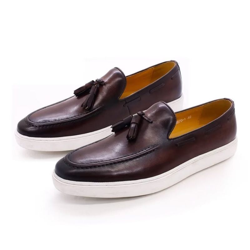 Herren Freizeitschuhe Slip-ons - Kaffee