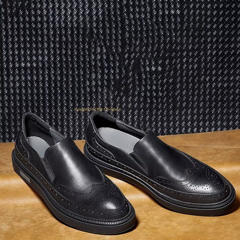 Herren Freizeitschuhe Slip-ons - Schwarz