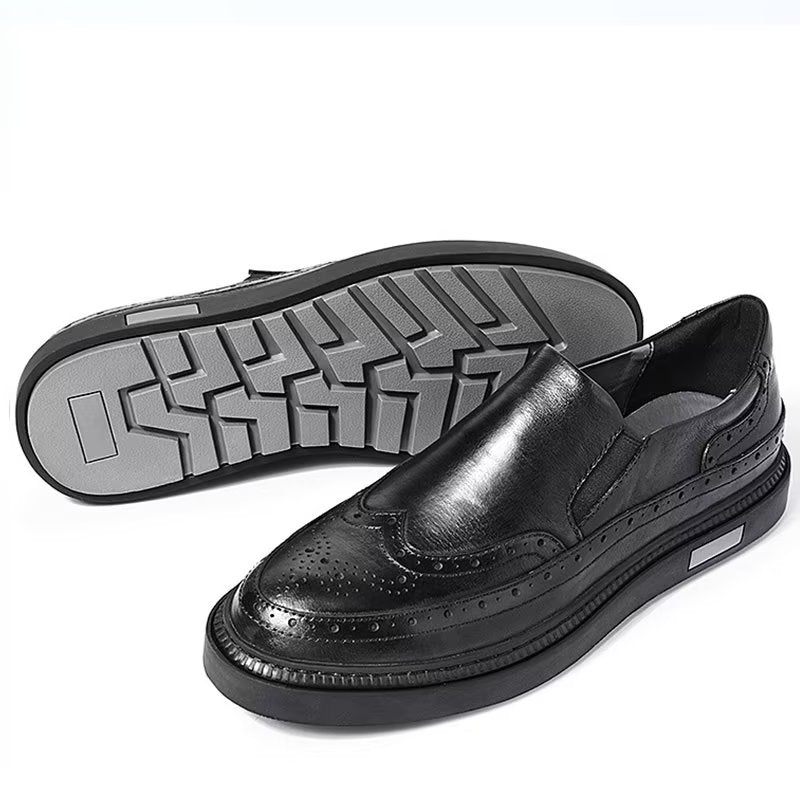 Herren Freizeitschuhe Slip-ons - Schwarz