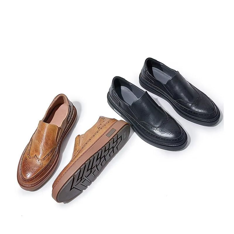 Herren Freizeitschuhe Slip-ons - Kaffee