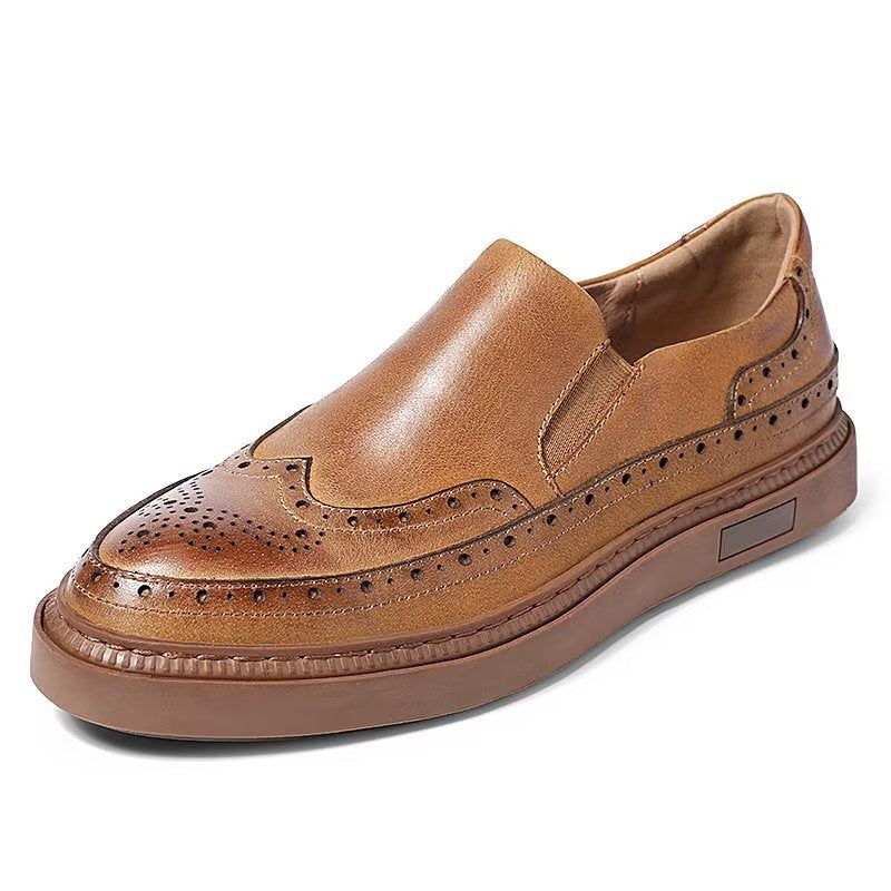 Herren Freizeitschuhe Slip-ons - Kaffee