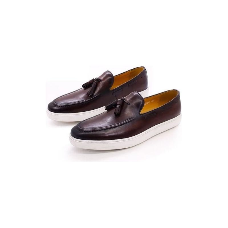 Herren Freizeitschuhe Slip-ons - Kaffee