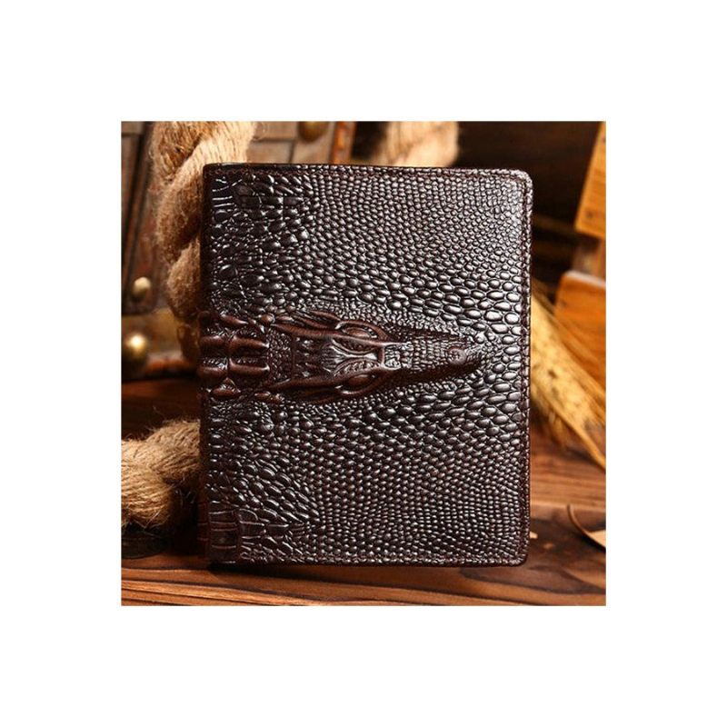 Herren-geldbörsen Luxuriöse Croctex-clutch-geldbörse Aus Rindsleder