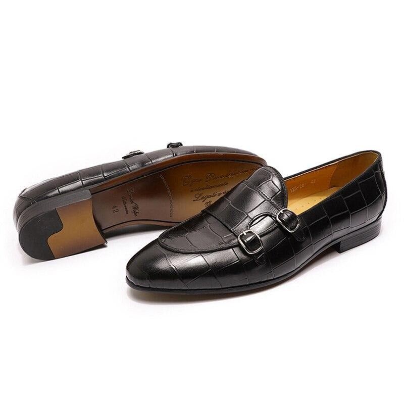 Herren-loafer Alliluxe Klassisch Slip-on-loafer - Schwarz