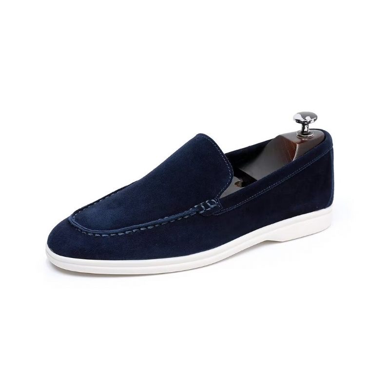 Herren-loafer Aus Leder - Grau