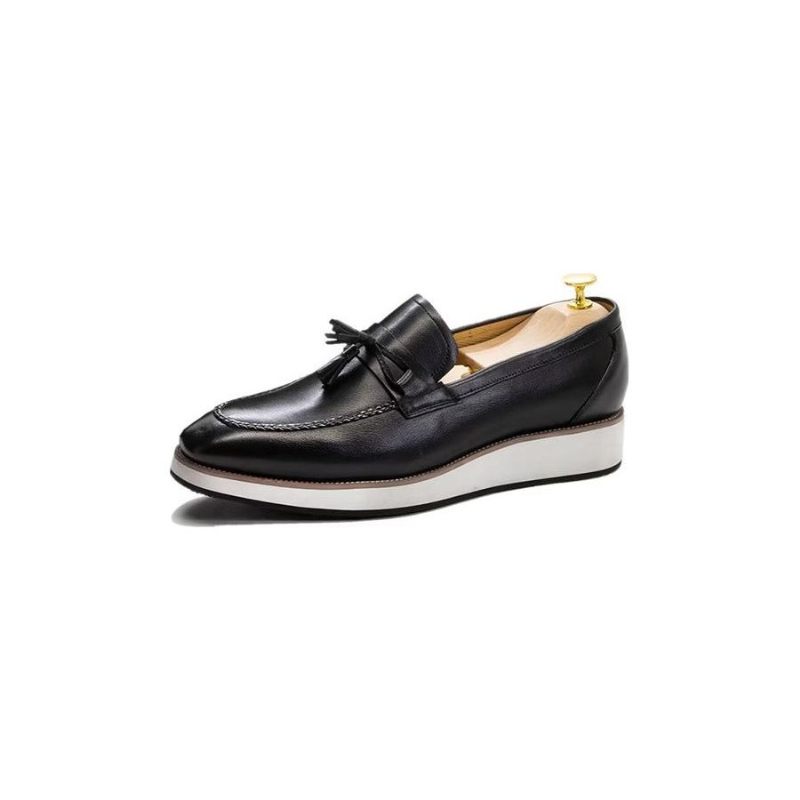 Herren-loafer Aus Luxuriösem Leder Elegante Quasten-loafer