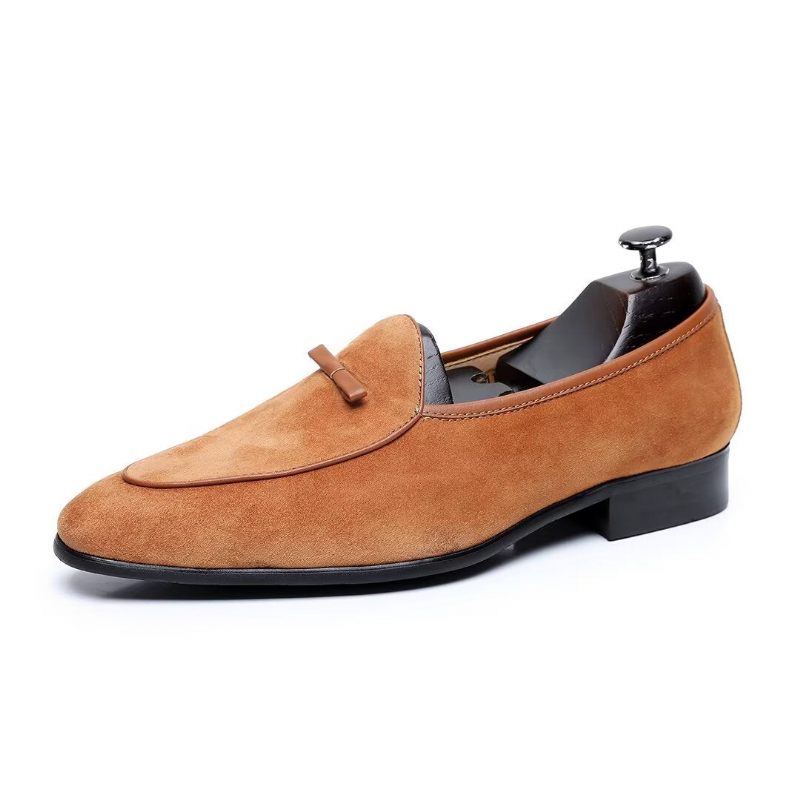 Herren-loafer Aus Rindsleder - Kamel