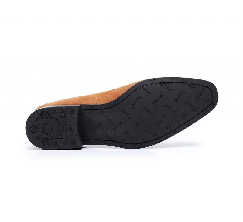 Herren-loafer Aus Rindsleder - Kamel