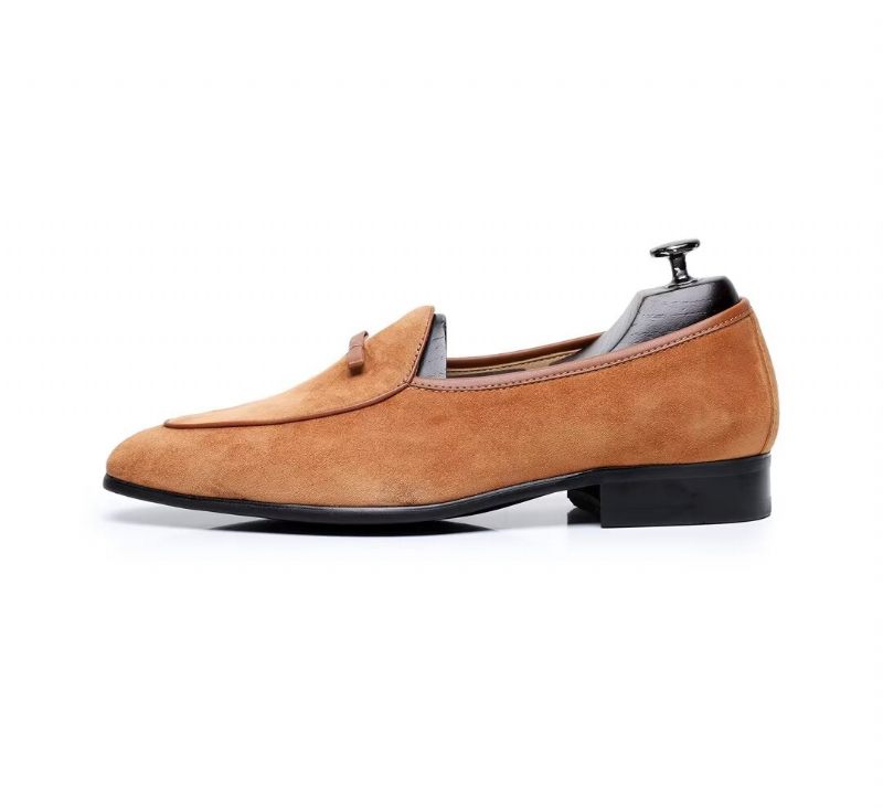 Herren-loafer Aus Rindsleder - Kamel