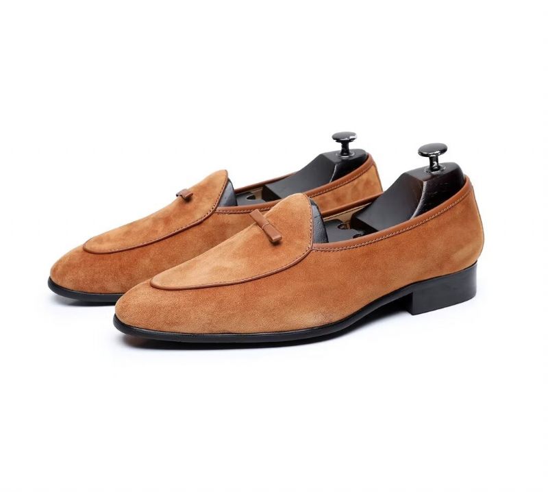 Herren-loafer Aus Rindsleder - Kamel