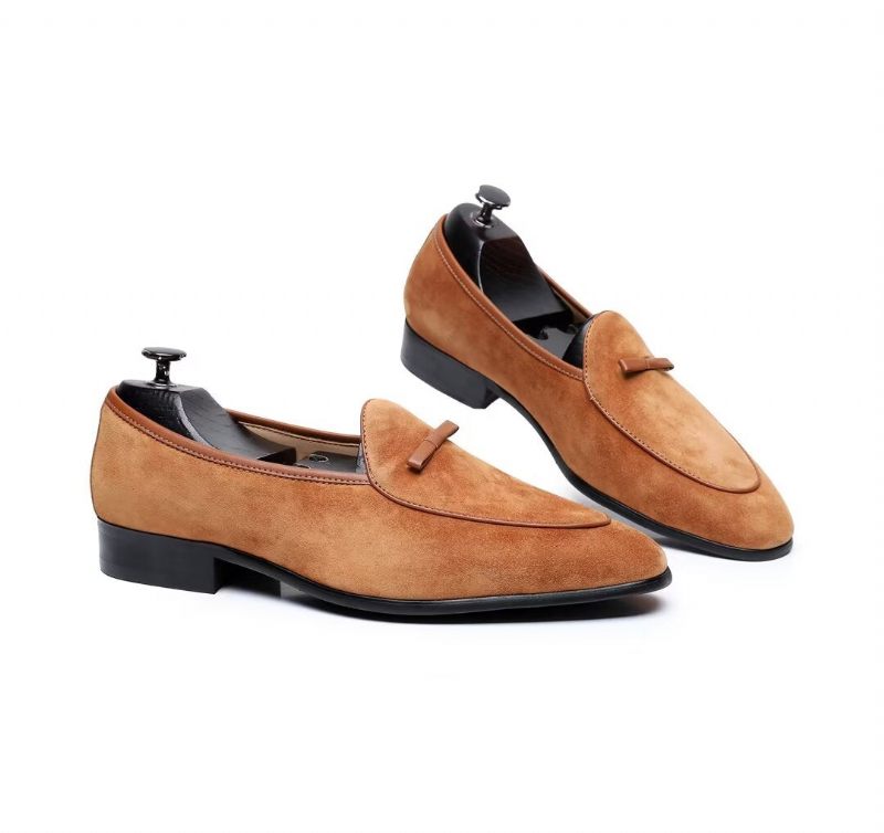 Herren-loafer Aus Rindsleder - Kamel