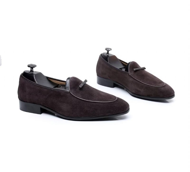 Herren-loafer Aus Rindsleder - Kamel