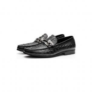 Herren-loafer Exotische Leder-oxford-loafer