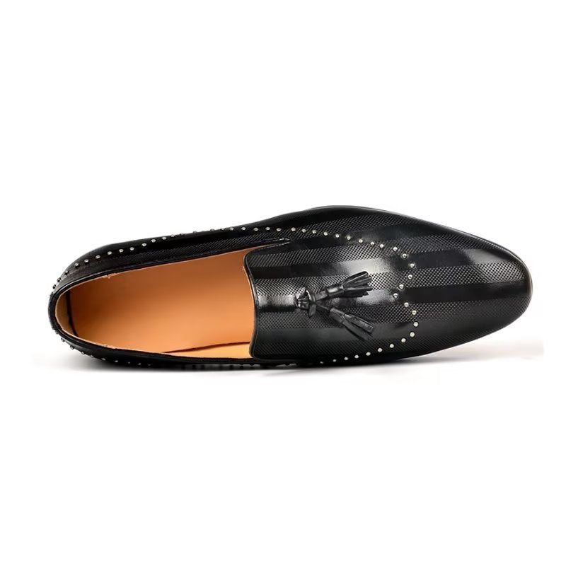 Herren-loafer Exotische Quasten-loafer - Schwarz