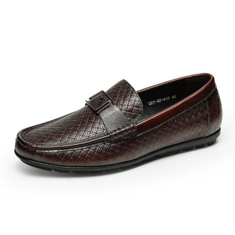 Herren-loafer Exotische Schicke Crocflex-slip-on-loafer-schuhe - Kaffee