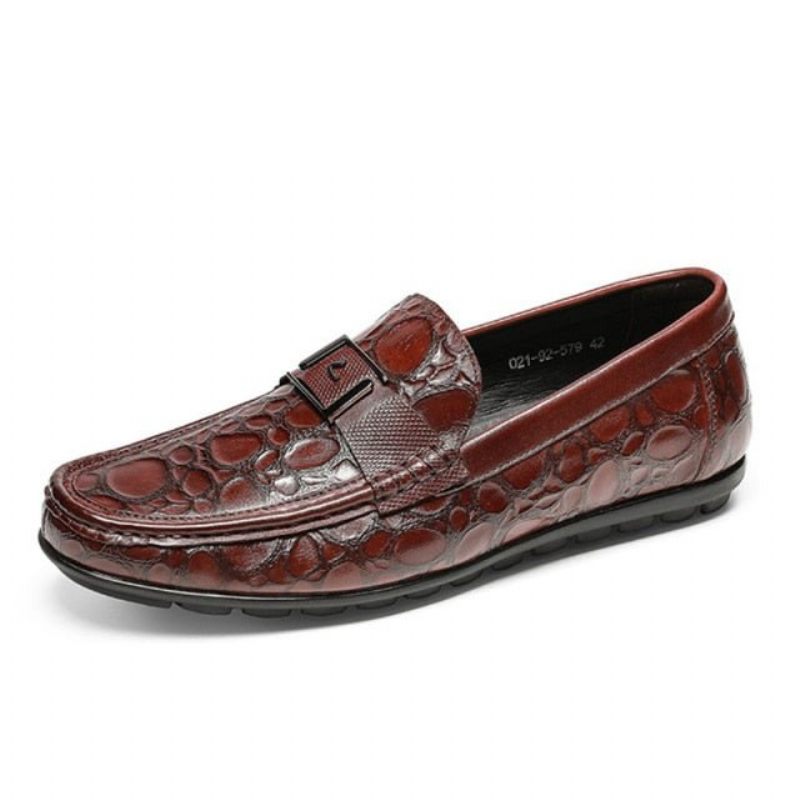 Herren-loafer Exotische Schicke Crocflex-slip-on-loafer-schuhe - Rot