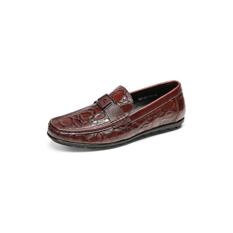 Herren-loafer Exotische Schicke Crocflex-slip-on-loafer-schuhe - Rot