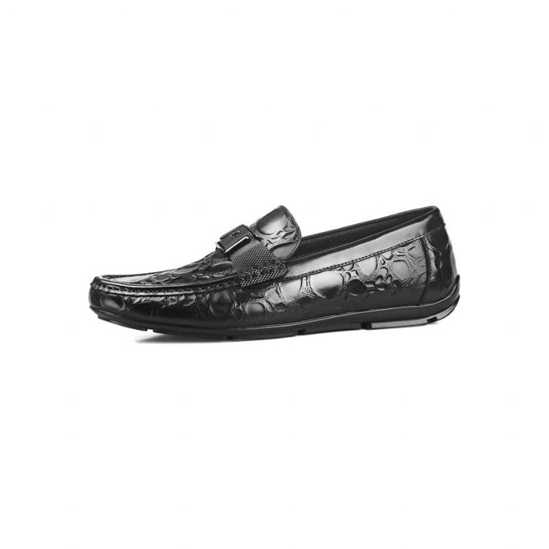 Herren-loafer Exotische Schicke Crocflex-slip-on-loafer-schuhe - Schwarz 2