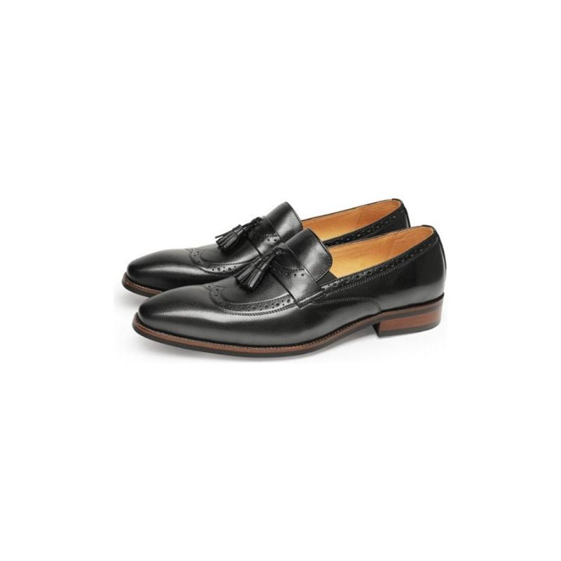 Herren-loafer Exotische Slip-on-brogue-loafer