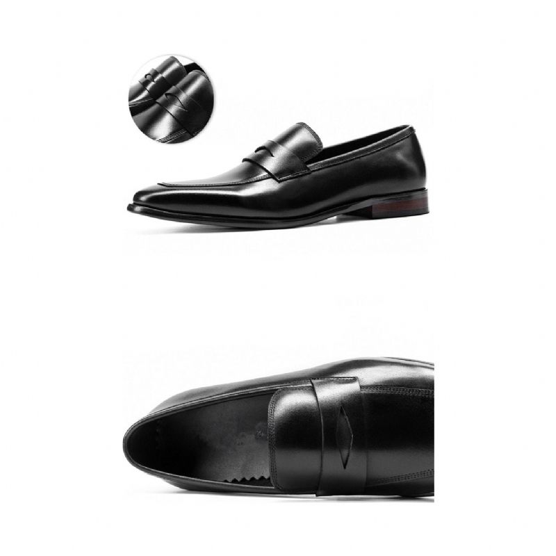 Herren-loafer Exotische Spitze Brogue-schuhe - Schwarz