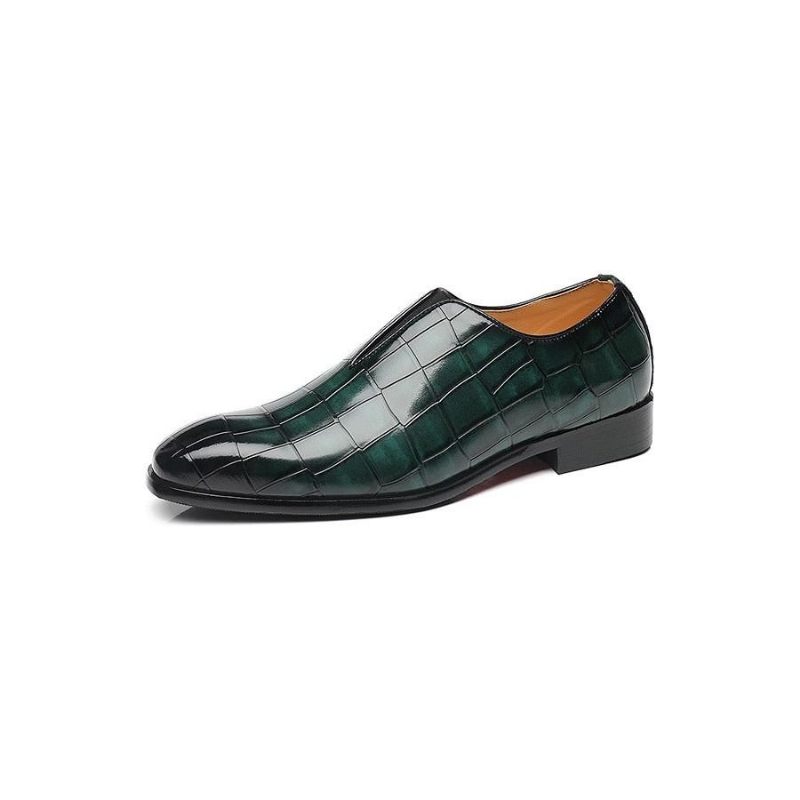 Herren-loafer Exotische Spitze Brogue-schuhe - Grün