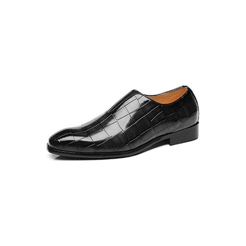 Herren-loafer Exotische Spitze Brogue-schuhe - Schwarz