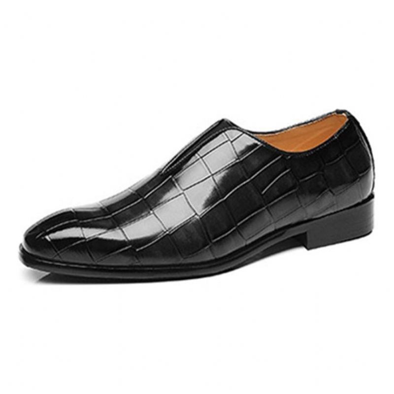 Herren-loafer Exotische Spitze Brogue-schuhe - Schwarz