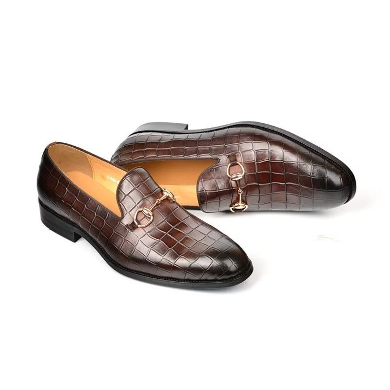 Herren-loafer Hazel Luxuriöse Elegante Slip-on-loafer - Kaffee