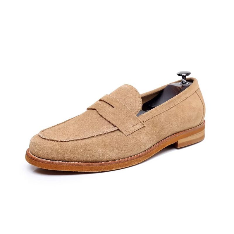 Herren-loafer Klassische Leder-loafer - Blau